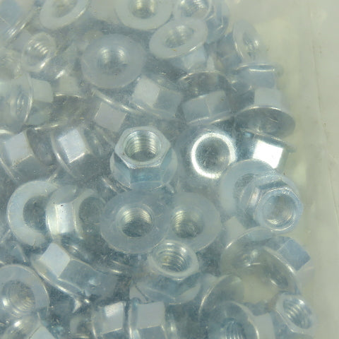 M10-1.5 Hex Flange Nut CL 10 Zinc Plate Lot Of 100