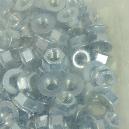 M10-1.5 Hex Flange Nut CL 10 Zinc Plate Lot Of 100