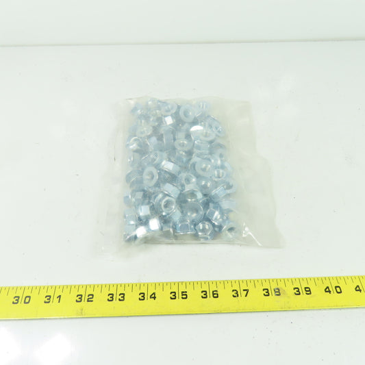 M10-1.5 Hex Flange Nut CL 10 Zinc Plate Lot Of 100