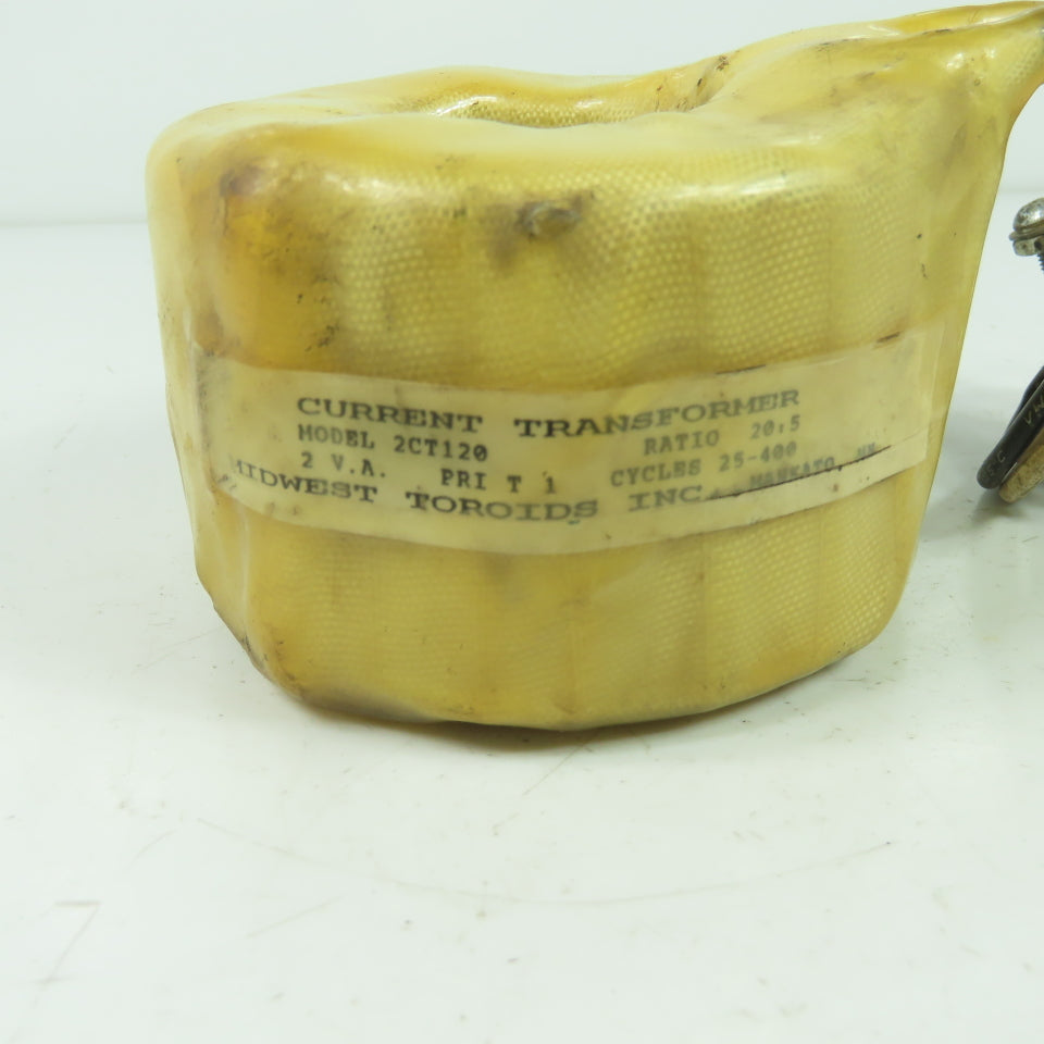 Midwest Toroids 2CT120 20:5 Ratio Current Transformer 2VA Cycles 25-400