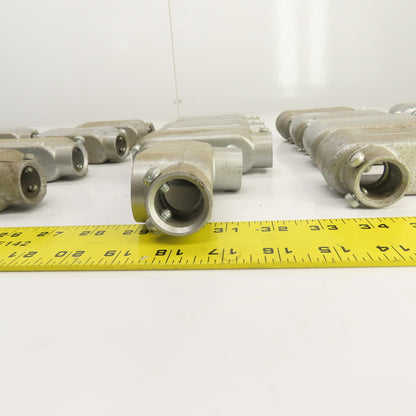 Crouse-Hinds E121488 3/4" Cast Aluminum LB Conduit Outlet Body Lot Of 26