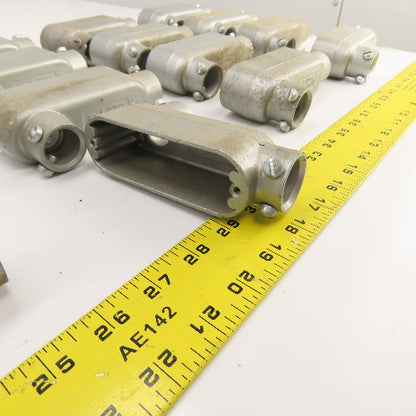 Crouse-Hinds E121488 3/4" Cast Aluminum LB Conduit Outlet Body Lot Of 26