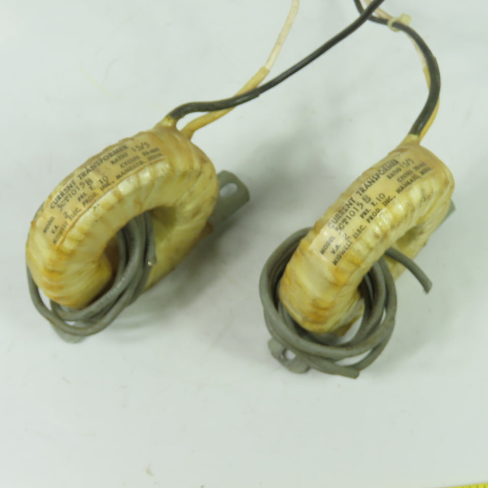 Midwest Toroids 3CT1015B 15:5 Ratio Current Transformer 2VA Cycles 25-400 Lot/2