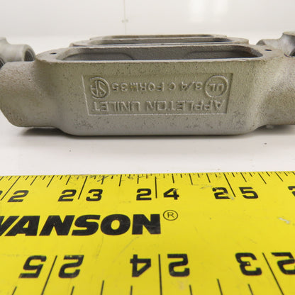 Appleton 3/4" Cast Iron Conduit Outlet Body (No Cover) Lot Of 10