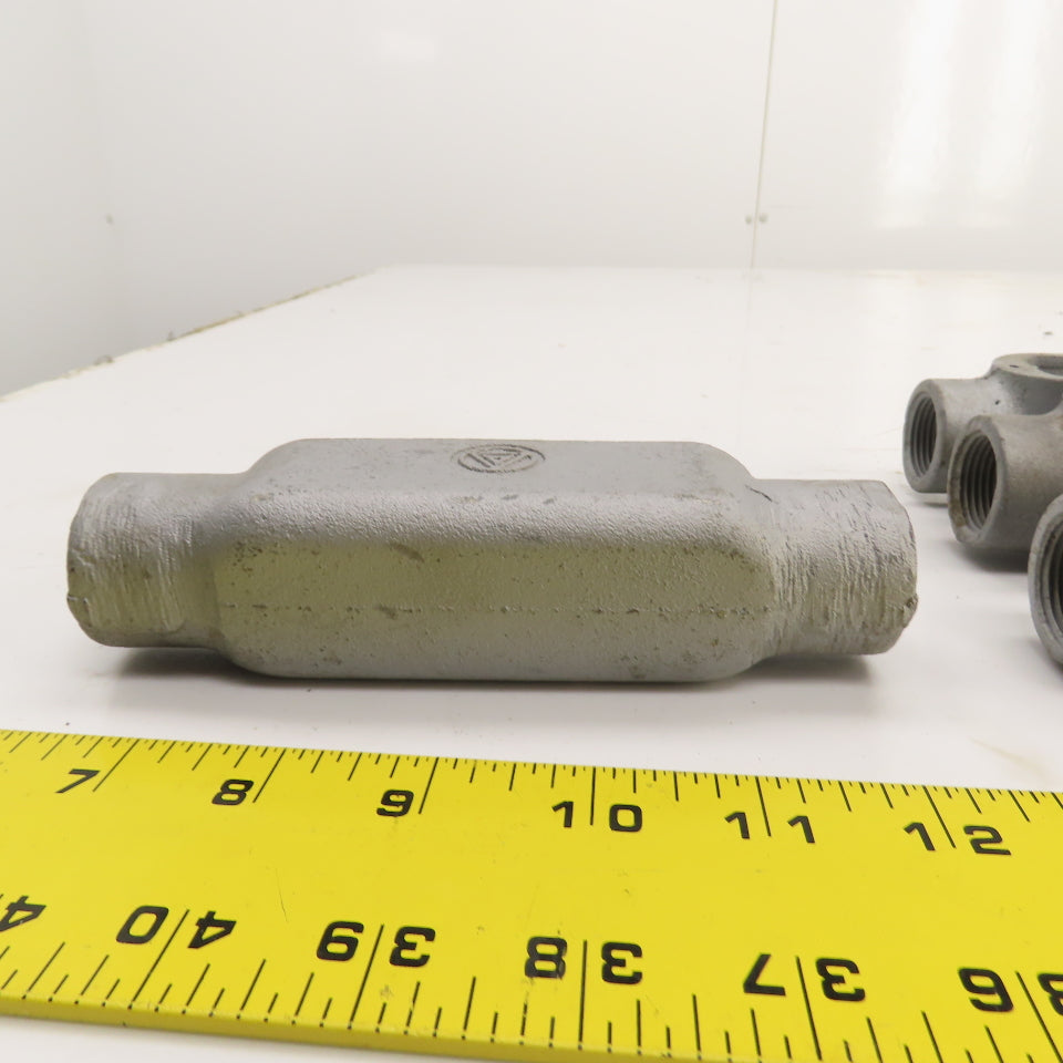 Appleton 3/4" Cast Iron Conduit Outlet Body (No Cover) Lot Of 10