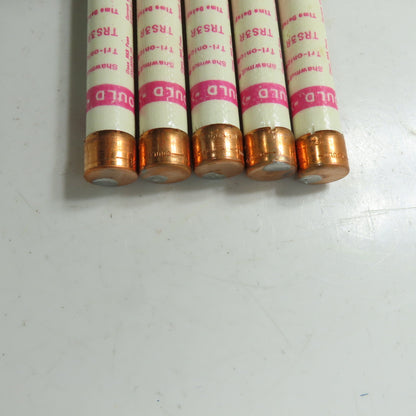 Gould Shawmut TRS3R Tri-Onic Time Delay Fuse 3A 600V Lot Of 5