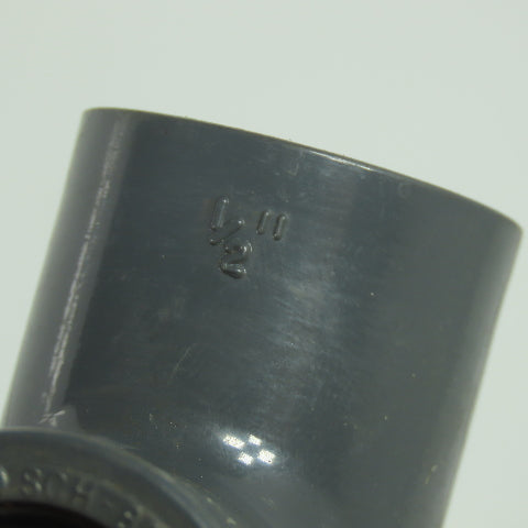Colonial SCH-80 PVC-T D-2467 PVC Tee Fitting 1/2" ID Lot Of 10
