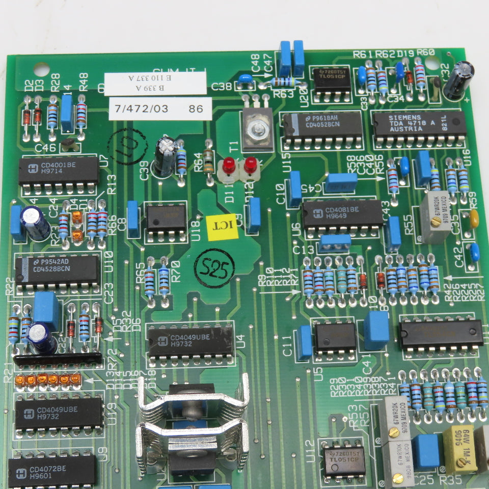 Eurocor B 339A E 110 337 A Circuit Board Controller
