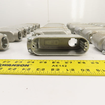 Crouse-Hinds 1" Cast Aluminum Conduit Outlet Body (No Cover) Lot Of 28