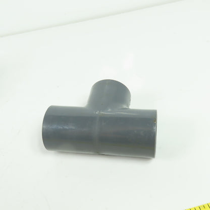 Colonial SCH-80 PVC-1 D-2467 PVC Tee Fitting 3/4" ID Lot Of 8