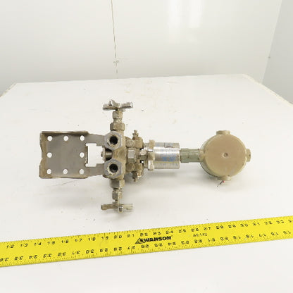 Gould 700BYKSS Stainless 4-Way Valve W/ PD3000-200 Pressure Transmitter