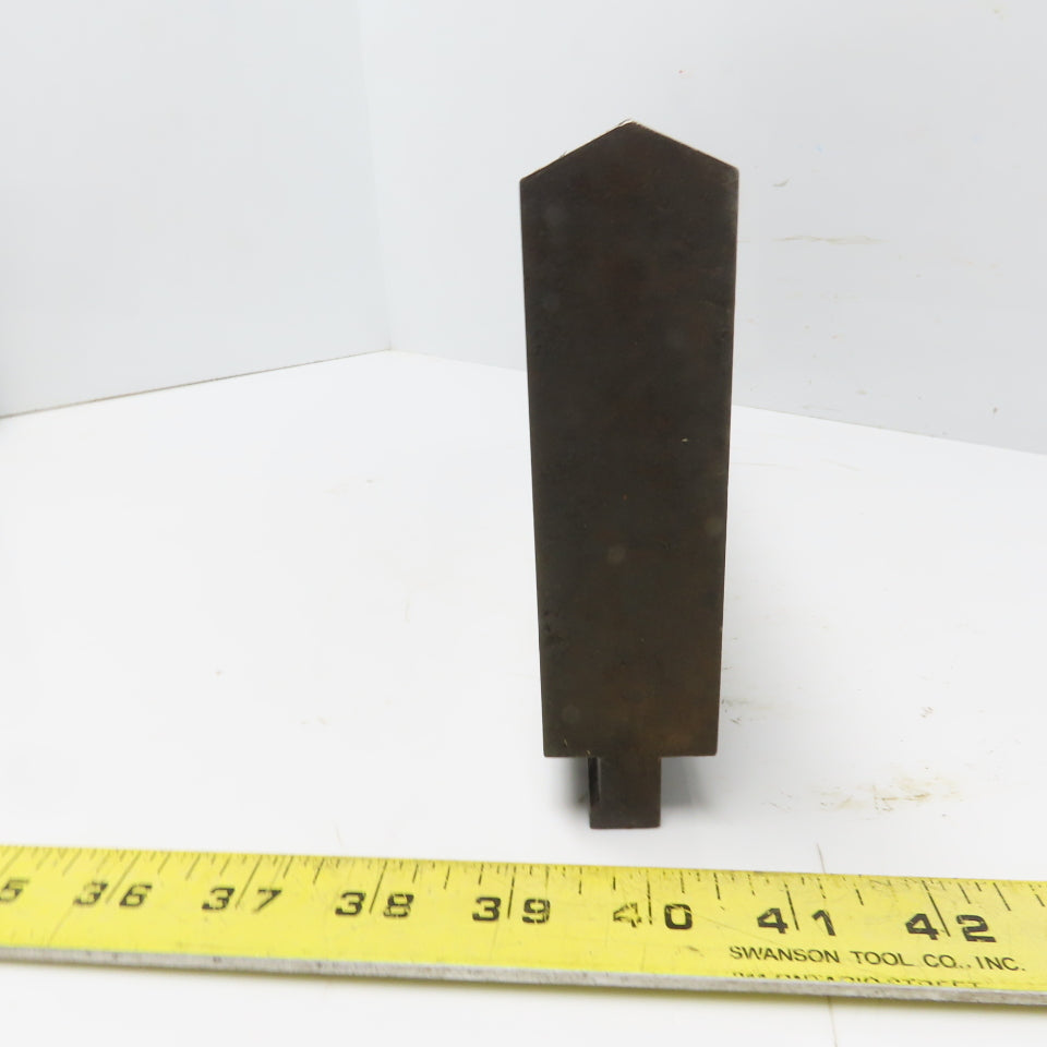 13" Press Brake 45° Forming Angle Die Block 1/2" Tang 4-3/4" High 1.40" Thick