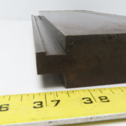 13" Press Brake 45° Forming Angle Die Block 1/2" Tang 4-3/4" High 1.40" Thick