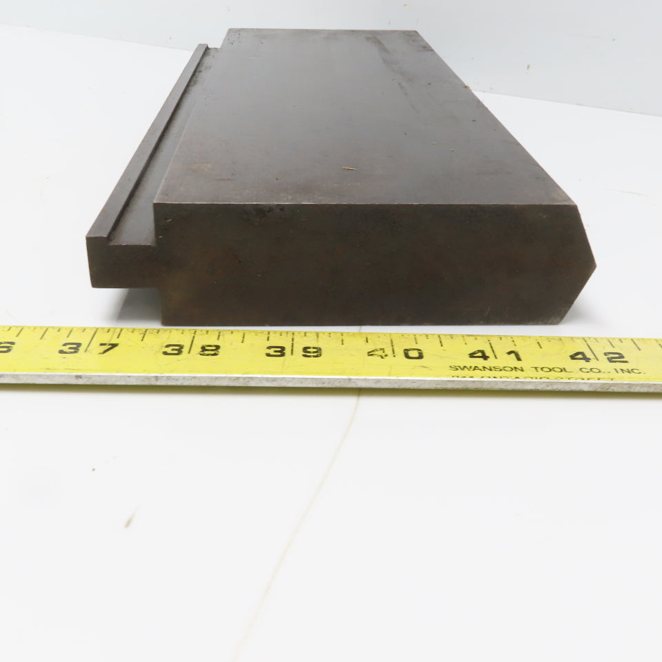 13" Press Brake 45° Forming Angle Die Block 1/2" Tang 4-3/4" High 1.40" Thick