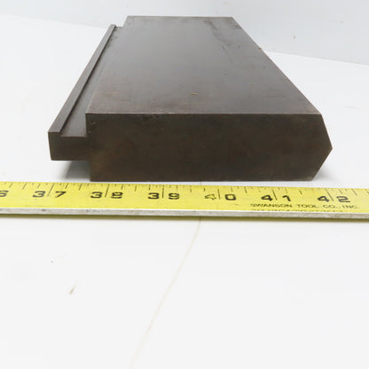 13" Press Brake 45° Forming Angle Die Block 1/2" Tang 4-3/4" High 1.40" Thick