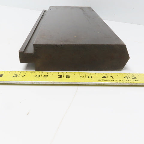 13" Press Brake 45° Forming Angle Die Block 1/2" Tang 4-3/4" High 1.40" Thick