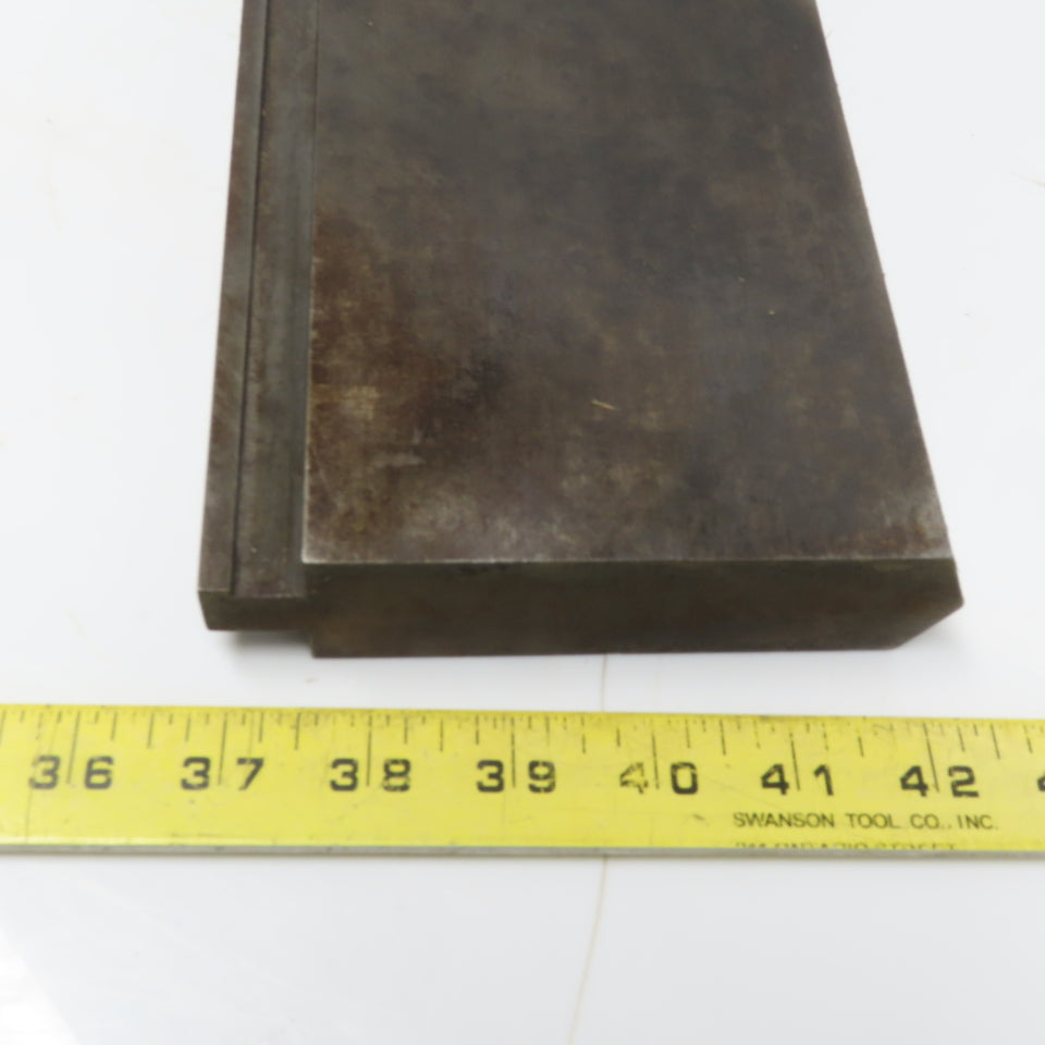 13" Press Brake 45° Forming Angle Die Block 1/2" Tang 4-3/4" High 1.40" Thick