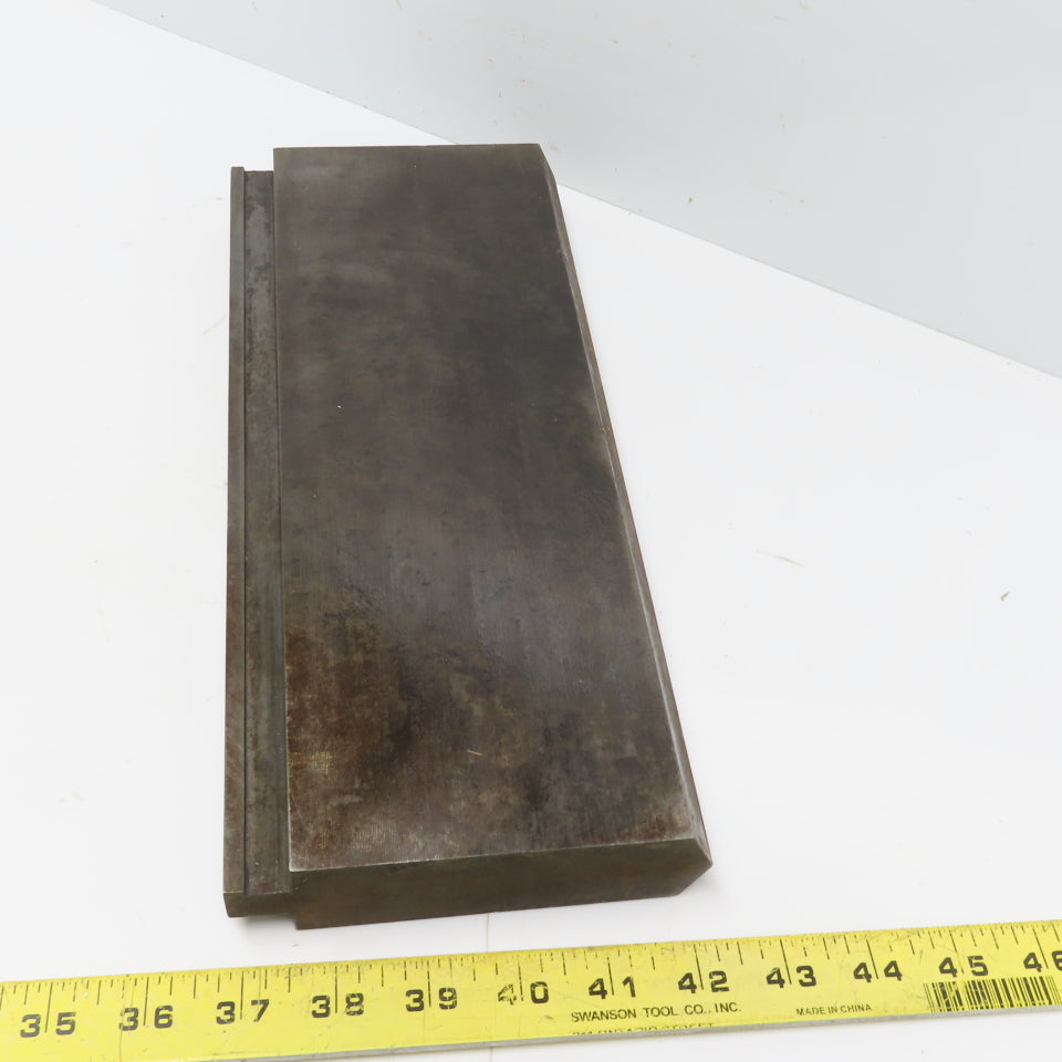 13" Press Brake 45° Forming Angle Die Block 1/2" Tang 4-3/4" High 1.40" Thick