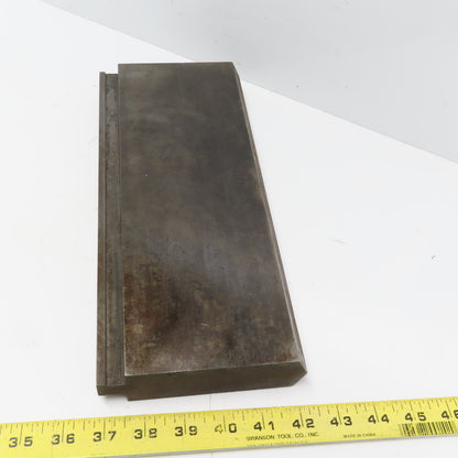 13" Press Brake 45° Forming Angle Die Block 1/2" Tang 4-3/4" High 1.40" Thick