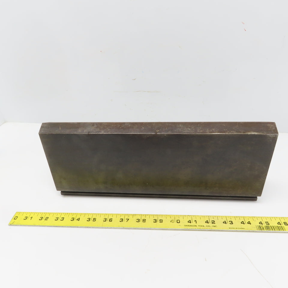 13" Press Brake 45° Forming Angle Die Block 1/2" Tang 4-3/4" High 1.40" Thick