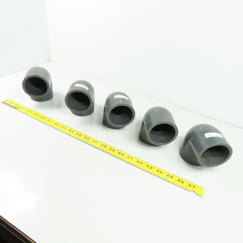 Colonial 2" SCH80 90° PVC Elbow Lot Of 5