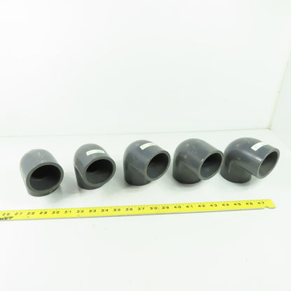 Colonial 2" SCH80 90° PVC Elbow Lot Of 5