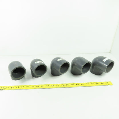 Colonial 2" SCH80 90° PVC Elbow Lot Of 5