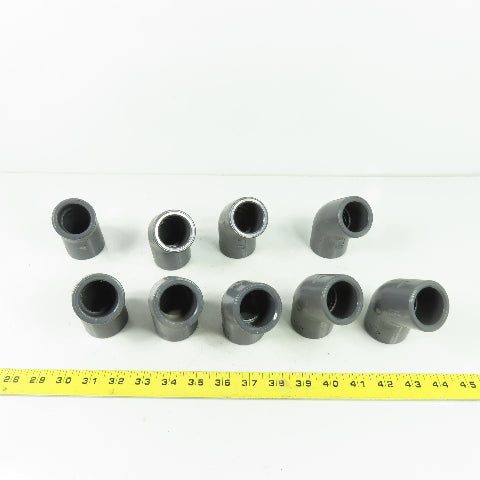 Colonial 1" SCH-80 45° PVC Elbow Lot Of 9