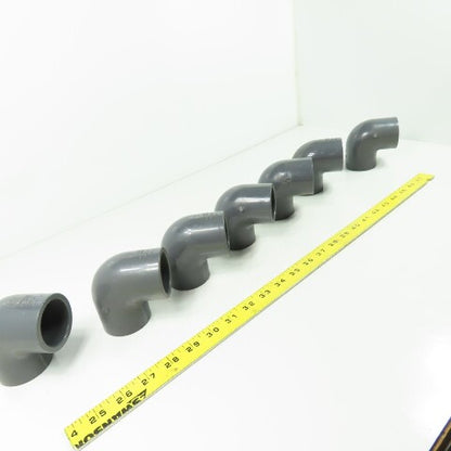 Colonial 1-1/4" SCH-80 90° PVC Elbow Lot Of 7