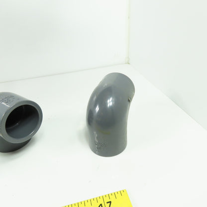 Colonial 1-1/4" SCH-80 90° PVC Elbow Lot Of 7