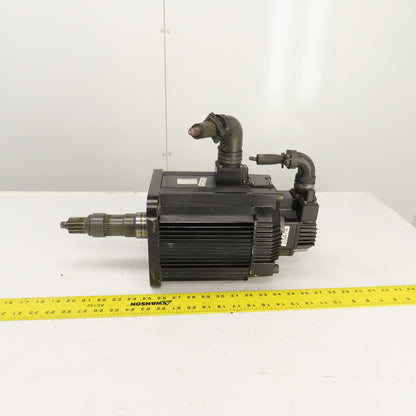 Yaskawa SGMGH-44A2A-YR15 4400W AC Servo Motor 1500RPM 200V 45.0A W/ Encoder