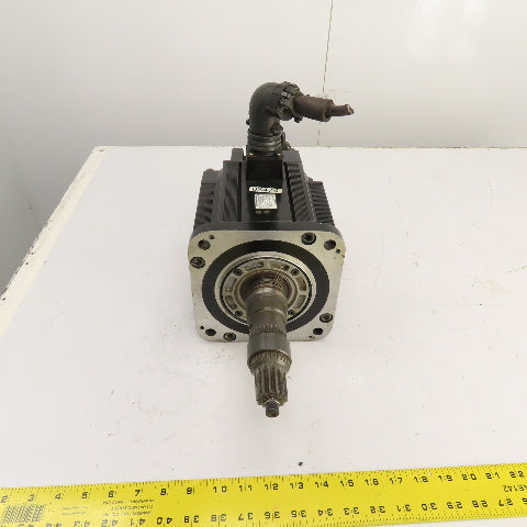 Yaskawa SGMGH-44A2A-YR15 4400W AC Servo Motor 1500RPM 200V 45.0A W/ Encoder