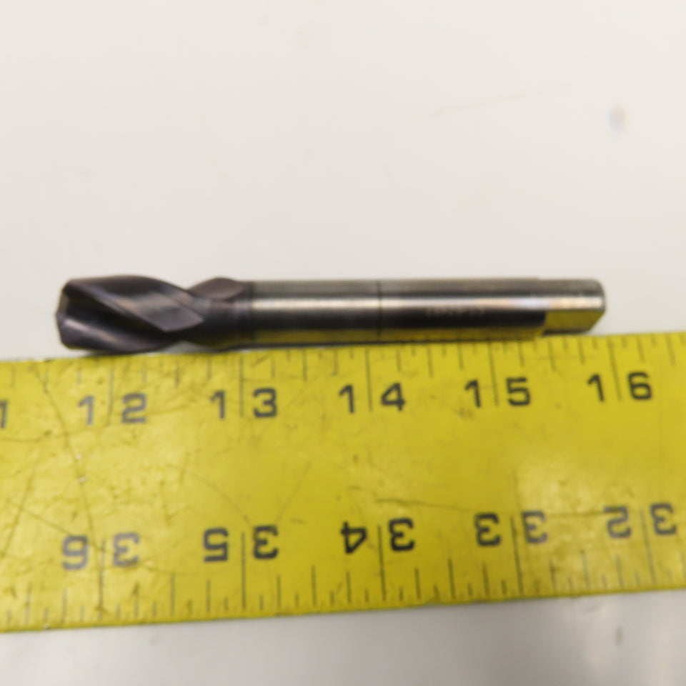 Kennametal 39/64" Diam. 2 Flute Twist Solid Carbide Drill 118° 1/2" Shank