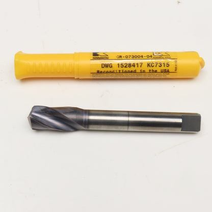 Kennametal 39/64" Diam. 2 Flute Twist Solid Carbide Drill 118° 1/2" Shank