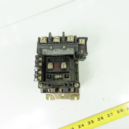 Allen Bradley 500-A0D940 Ser B Size 0 Contactor 600VAC 18A 1-5HP 120V Coil