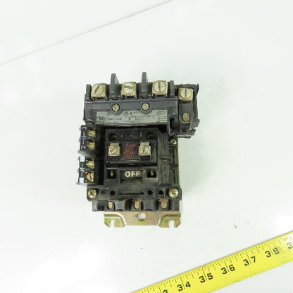 Allen Bradley 500-A0D940 Ser B Size 0 Contactor 600VAC 18A 1-5HP 120V Coil