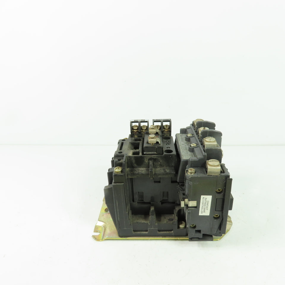 Allen Bradley 500-A0D940 Ser B Size 0 Contactor 600VAC 18A 1-5HP 120V Coil