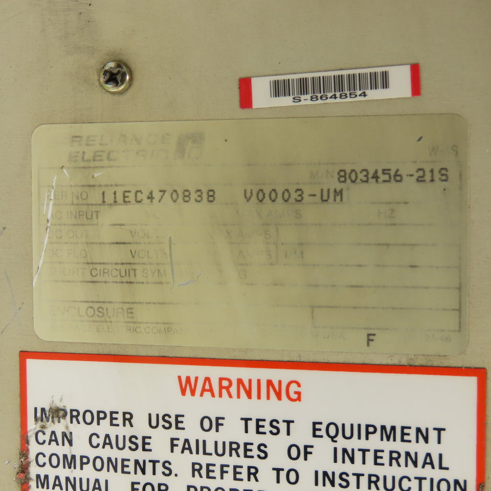 Reliance Electric 11EC470838 Power Module Unit