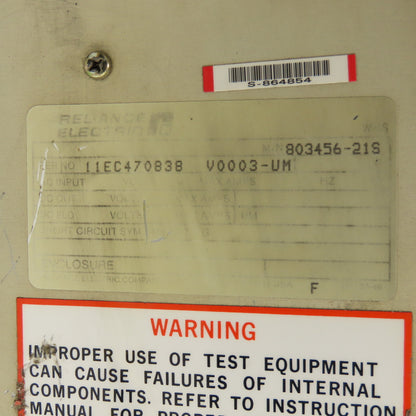 Reliance Electric 11EC470838 Power Module Unit