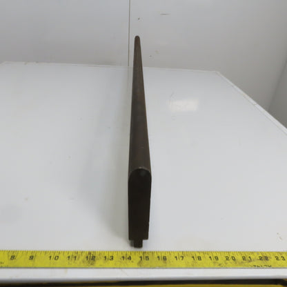 41-3/4" Press Brake Punch Die Block 1/2" Radius 1/2" Tang 5" High 1-5/8" Thick