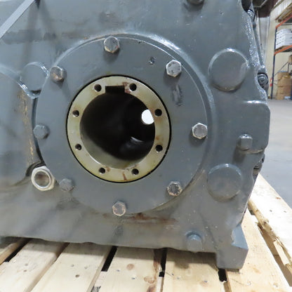 Kone HSC42252GX401-160 159.69:1 Ratio Right Angle Gear Reducer 110 x 28mm Shafts