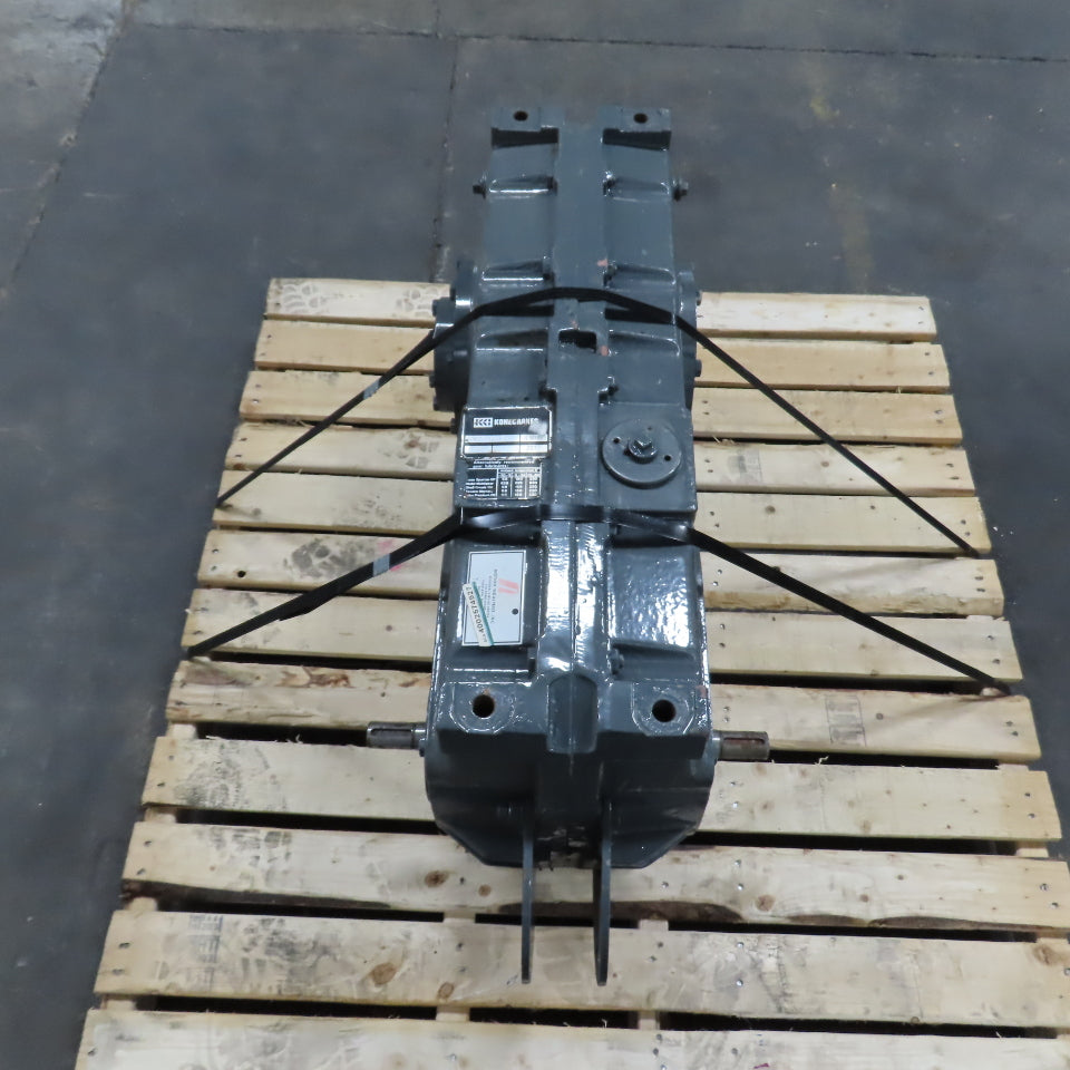 Kone HSC42252GX401-160 159.69:1 Ratio Right Angle Gear Reducer 110 x 28mm Shafts
