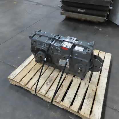 Kone HSC42252GX401-160 159.69:1 Ratio Right Angle Gear Reducer 110 x 28mm Shafts