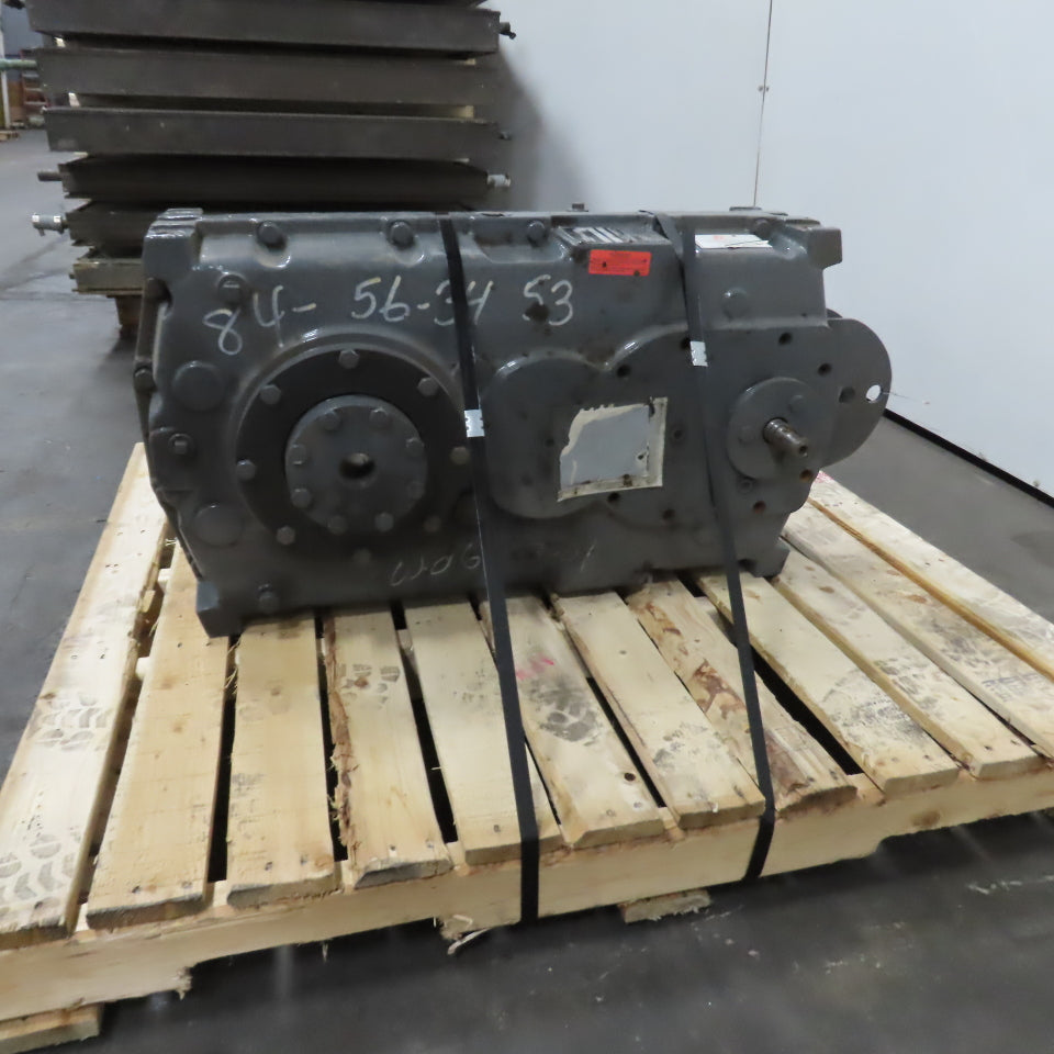 Kone HSC42252GX401-160 159.69:1 Ratio Right Angle Gear Reducer 110 x 28mm Shafts