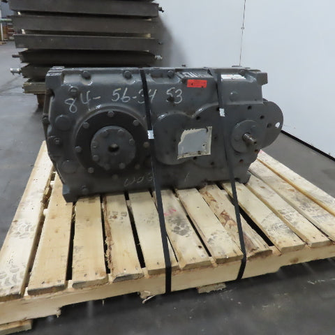 Kone HSC42252GX401-160 159.69:1 Ratio Right Angle Gear Reducer 110 x 28mm Shafts