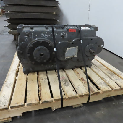 Kone HSC42252GX401-160 159.69:1 Ratio Right Angle Gear Reducer 110 x 28mm Shafts