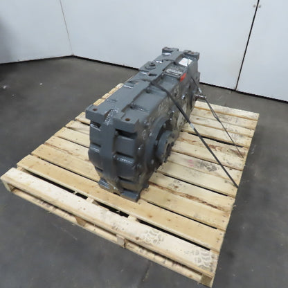 Kone HSC42252GX401-160 159.69:1 Ratio Right Angle Gear Reducer 110 x 28mm Shafts