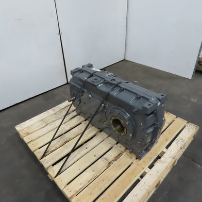 Kone HSC42252GX401-160 159.69:1 Ratio Right Angle Gear Reducer 110 x 28mm Shafts