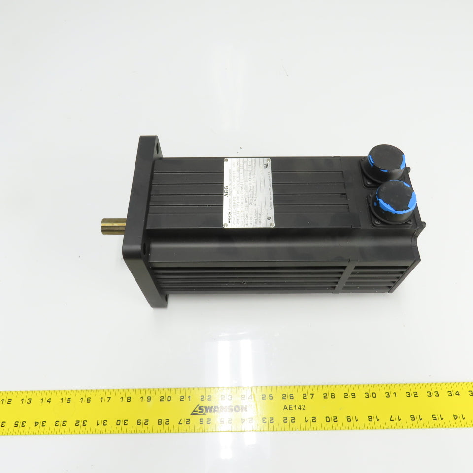 AEG Modicon 121-088-0V5 Permanent Magnet AC Servo Motor 2.25HP 3500RPM 19.9KW