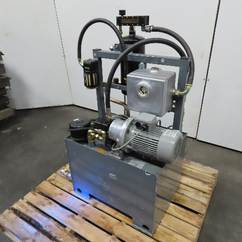 Parker PADC 25 Gallon Hydraulic Power Unit QX21-010R Pump &	Volkmann Multijector